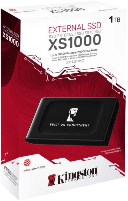 Внешний SSD 1 Тб Kingston XS1000