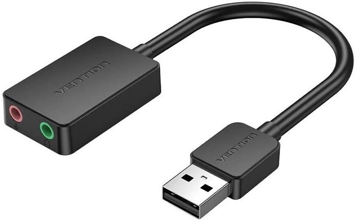 Звуковая карта USB Vention CDYB0; 2.0;