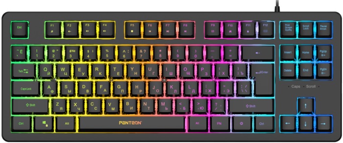 Клавиатура Jet.A PANTEON M170 Black; мембранная;