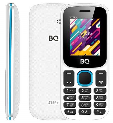 Мобильный телефон BQ Step+NewWhite Blue (BQ-1848);