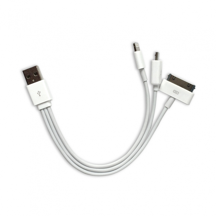 Кабель AM/Lightning, 30pin, microBM 5p Human