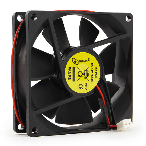 Вентилятор 80мм Gembird FANPS; втулка; 1200