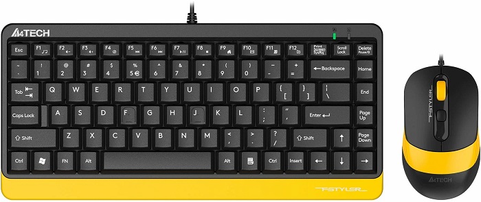 Комплект клавиатура + мышь A4Tech Fstyler
