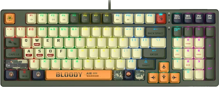 Клавиатура A4Tech Bloody S98 Aviator; механическая;