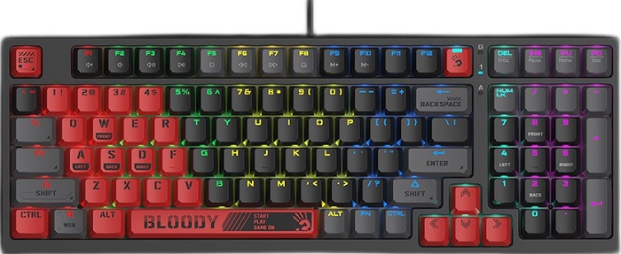 Клавиатура A4Tech Bloody S98 Sports Red;
