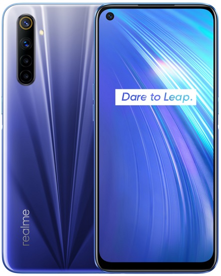 Смартфон Realme 6 4/128Гб Comet Blue