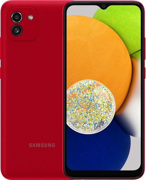 Смартфон Samsung Galaxy A03 3/32Гб Red