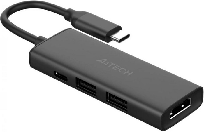 USB-хаб TypeC A4Tech DST-40C; 4 порта