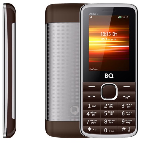 Мобильный телефон BQ EnergyL Brown (BQ-2426);