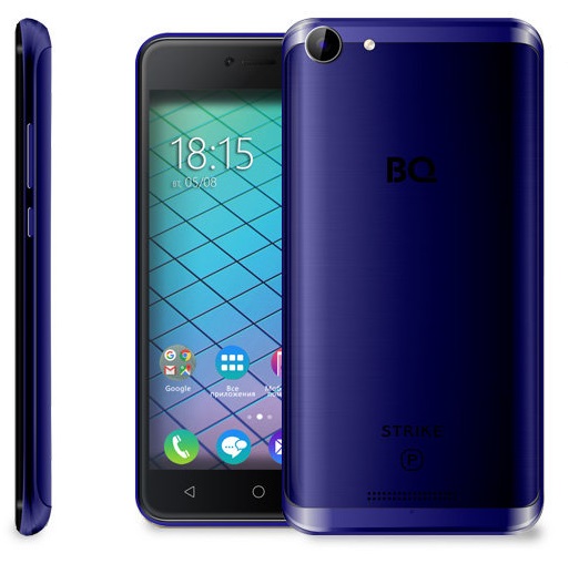Смартфон BQ StrikePower Dark Blue Brushed