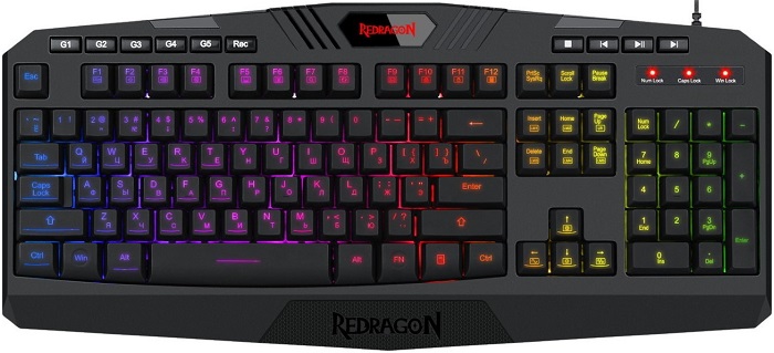 Клавиатура Redragon Harpe Pro (78376); мембранная;