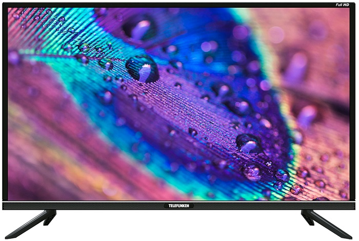 Телевизор 43" TELEFUNKEN TF-LED43S09T2S; Direct LED;