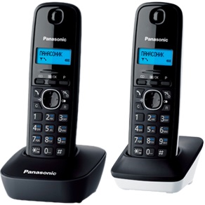 Телефон беспроводной DECT Panasonic KX-TG1612RU1; АОН,