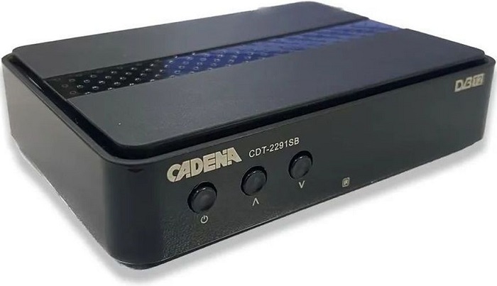 Цифровой ресивер DVB-T2 Cadena CDT-2291SB (046/91/00055106);