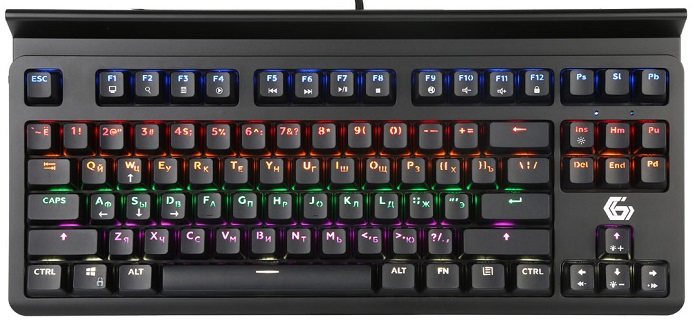 Клавиатура Gembird Chaser One (KB-G520L); механическая;