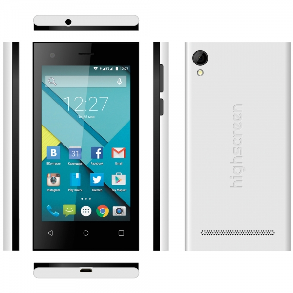 Смартфон Highscreen Pure F; 4.0"(800x480); MediaTek