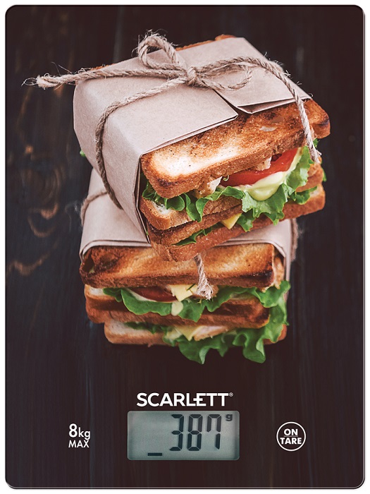 Весы кухонные Scarlett SC-KS57P56; 8 кг;