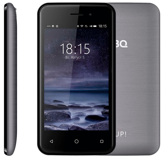 Смартфон BQ UP! Gray (BQ-4026); 4.0"(800x480);