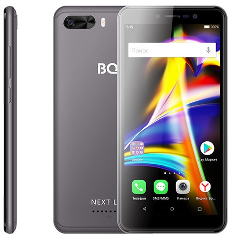 Смартфон BQ NextLTE 1/8Гб Grey (BQ-5508L);