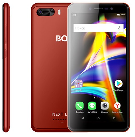 Смартфон BQ NextLTE 1/8Гб Red (BQ-5508L);