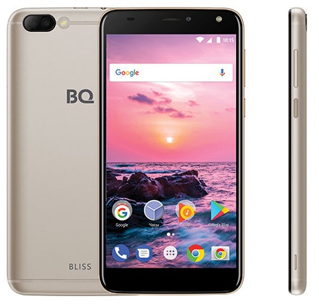 Смартфон BQ Bliss 1/8Гб Gold (BQ-5511L);