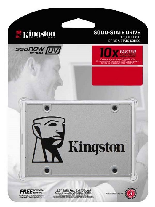 SSD-накопитель 2.5" 480Гб Kingston UV400 (SUV400S37/480G);