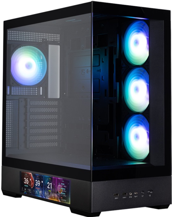 Корпус Zalman P40 DS Black; ATX;