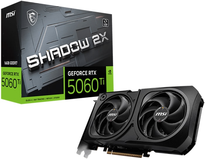 Видеокарта nVidia RTX 5060Ti MSI RTX