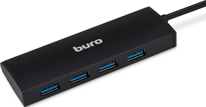 USB-хаб 3.0 Buro BU-HUB4-0.5-U3.0; 4 порта;