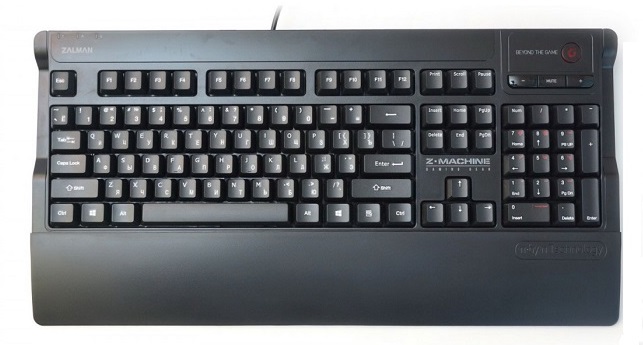 Клавиатура Zalman ZM-K600S; мембранная; 4 доп.клавиши;