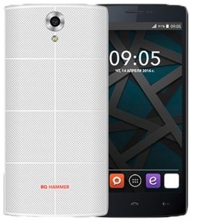 Смартфон BQ Hammer White (BQ-5502); 5.5"(1280x720);