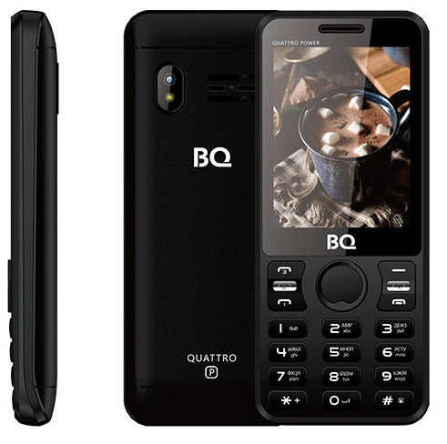 Мобильный телефон BQ Quattro Power Black