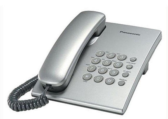 Телефон проводной Panasonic KX-TS2350RUS; быстрый набор,