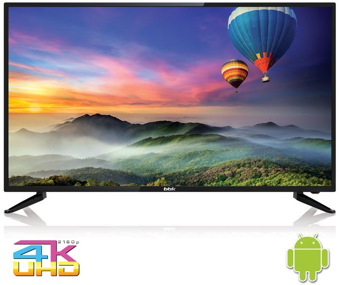 Телевизор 43" BBK 43LEX-6056/UTS2C; LED; 3840x2160;