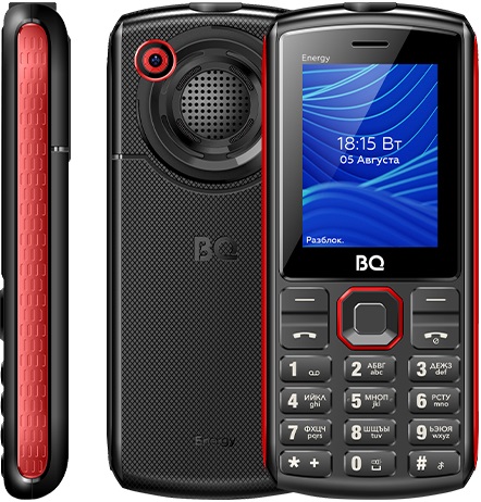 Мобильный телефон BQ Energy Black+Red (BQ-2452);