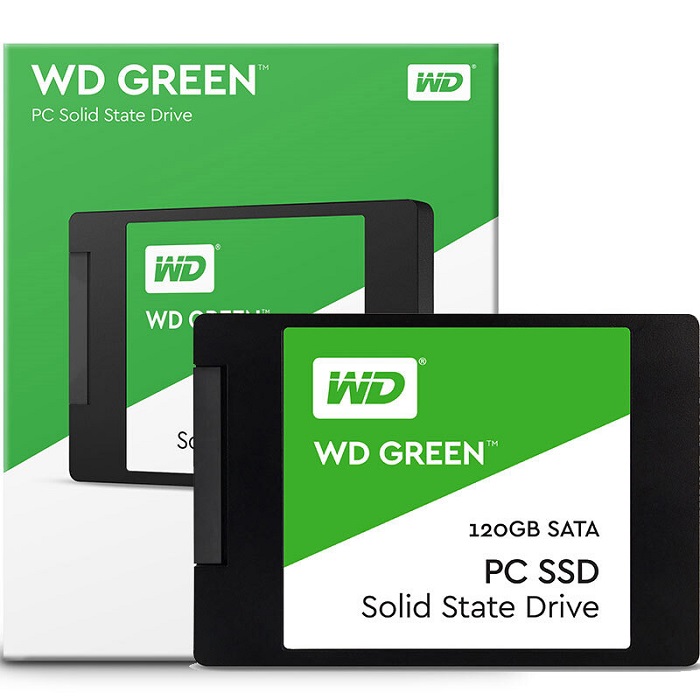 SSD-накопитель 2.5" 120Гб WD Green (WDS120G1G0A);