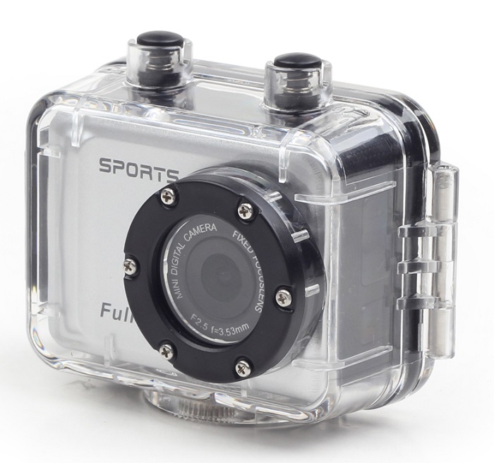 Экшн-камера Gembird ACAM-002; 5Мп(1920x1080); 2"LCD; 30