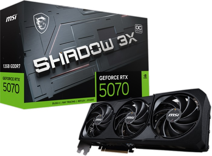 Видеокарта nVidia RTX 5070 MSI GeForce