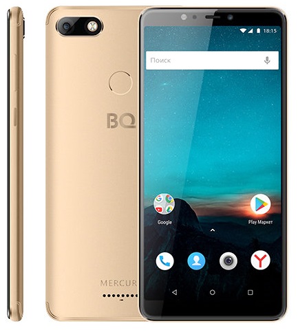 Смартфон BQ Mercury 2/16Гб Gold (BQ-6016L);