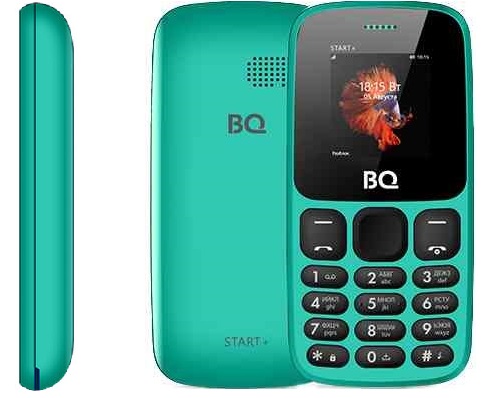 Мобильный телефон BQ Start+ Green (BQ-1414);