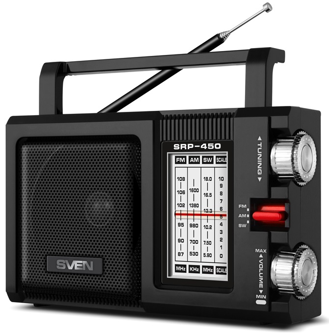 Портативная акустика 1.0 Sven SRP-450 (SV-017149);