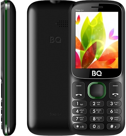 Мобильный телефон BQ StepL+New Black Green