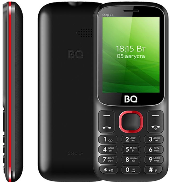 Мобильный телефон BQ StepL+ Black Red