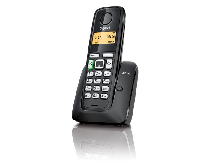 Телефон беспроводной DECT Gigaset A220 (S30852-H2411-S301);