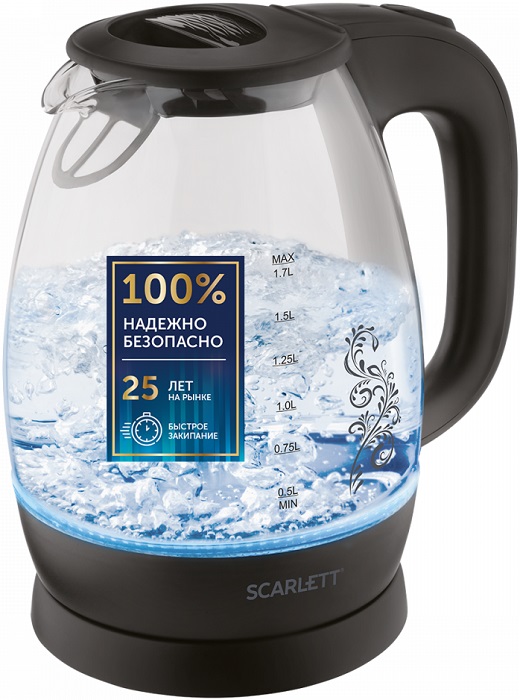 Электрочайник Scarlett SC-EK27G34; 2200 Вт; 1.7