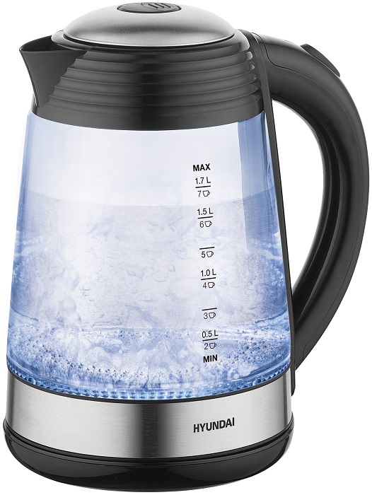 Электрочайник Hyundai HYK-G3803; 2200 Вт; 1.7
