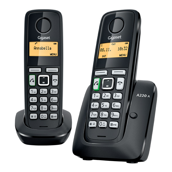 Телефон беспроводной DECT Gigaset A220A Duo