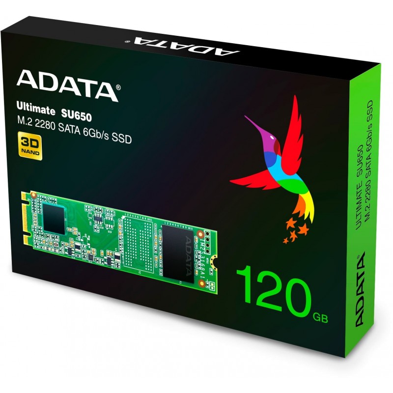 SSD-накопитель M.2 120Гб A-Data Ultimate SU650