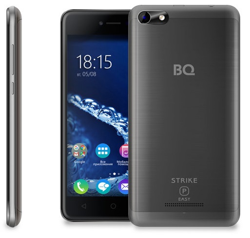 Смартфон BQ StrikePowerEasy Grey Brushed (BQ-5058);