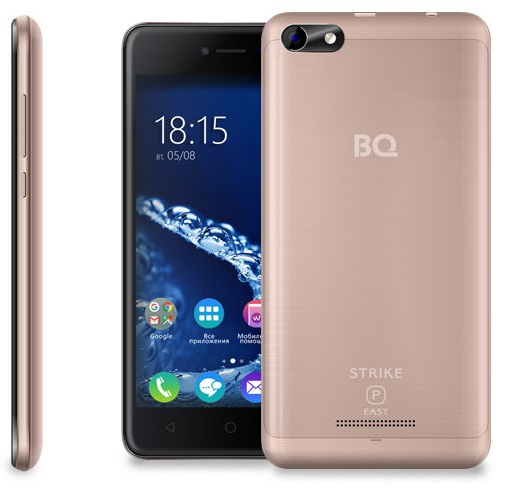 Смартфон BQ StrikePowerEasy Rose Gold Brushed
